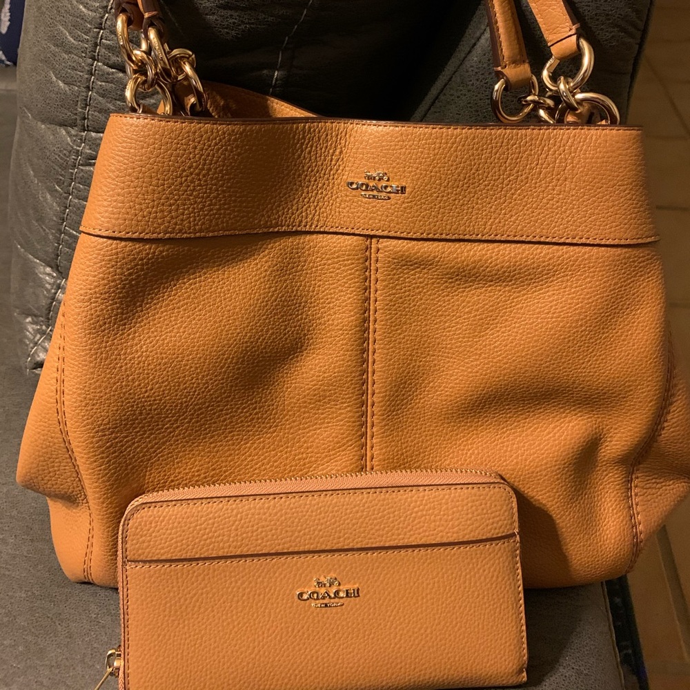 Coach purse and wallet